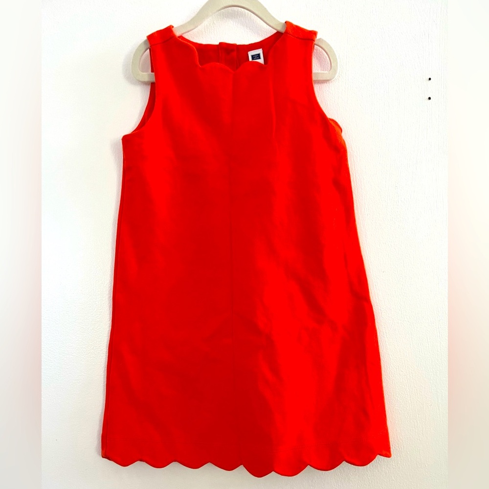 Janie and Jack Red Sleeveless Kids Dress Sz 6